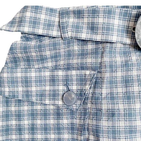 Jonathan Simkhai Plaid Adriatic Shorts - Picture 5 of 6